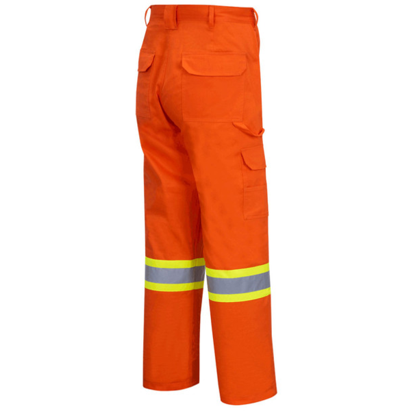 激安アウトレット Pants Cargo Safety Cotton 4462 Pioneer Men's - Orange Hi-Viz Clothing
