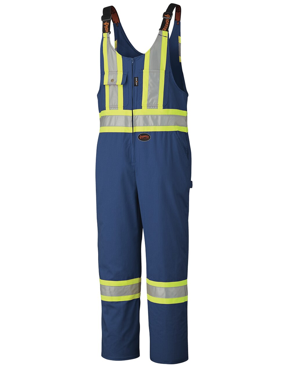 Overalls With Striping - Poly/Cotton | Lawlor Safety