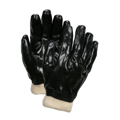 PVC Gloves Knit Wrist Lawlor Safety