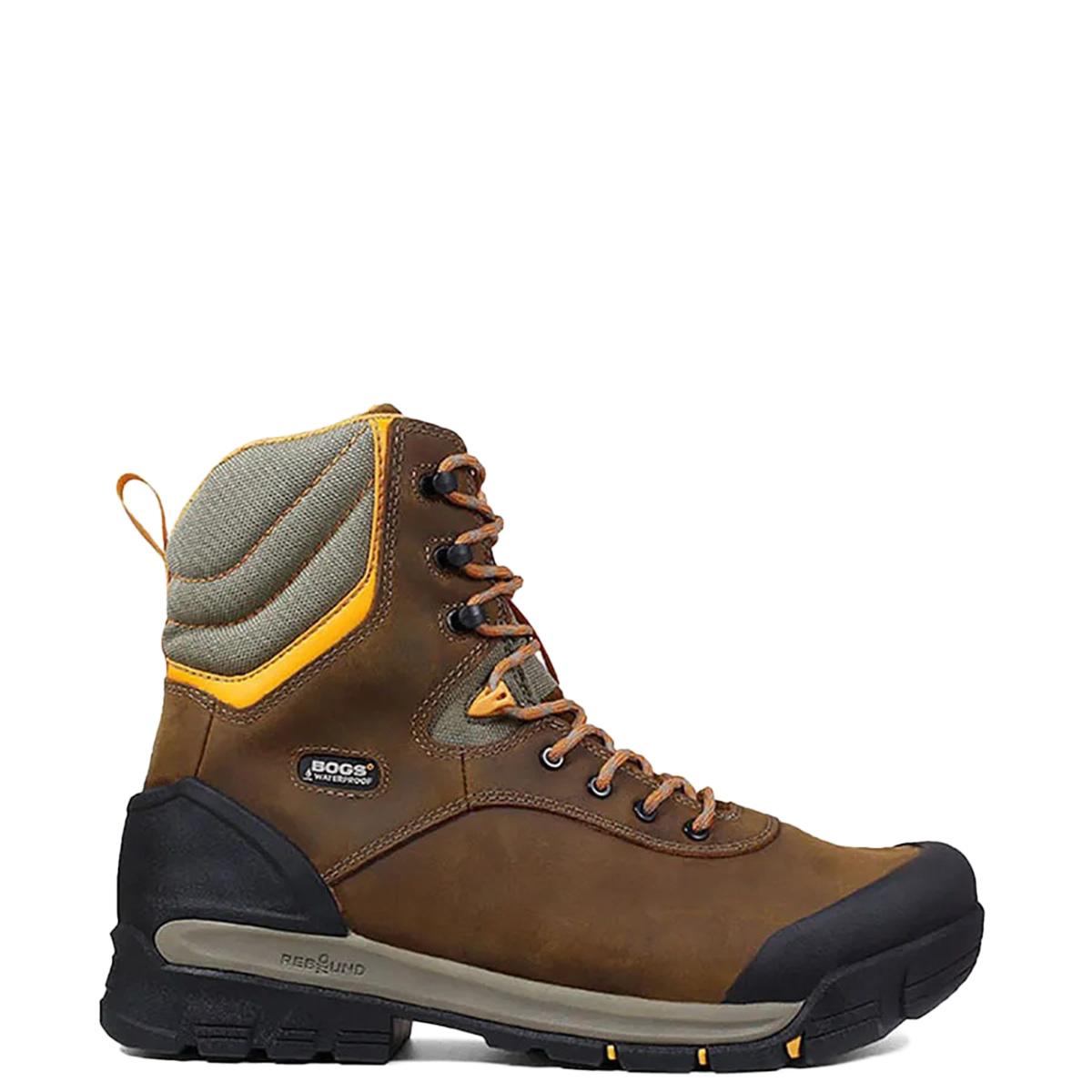 Men s Bogs Bedrock 8 CSA Work Boot Brown Lawlor Safety